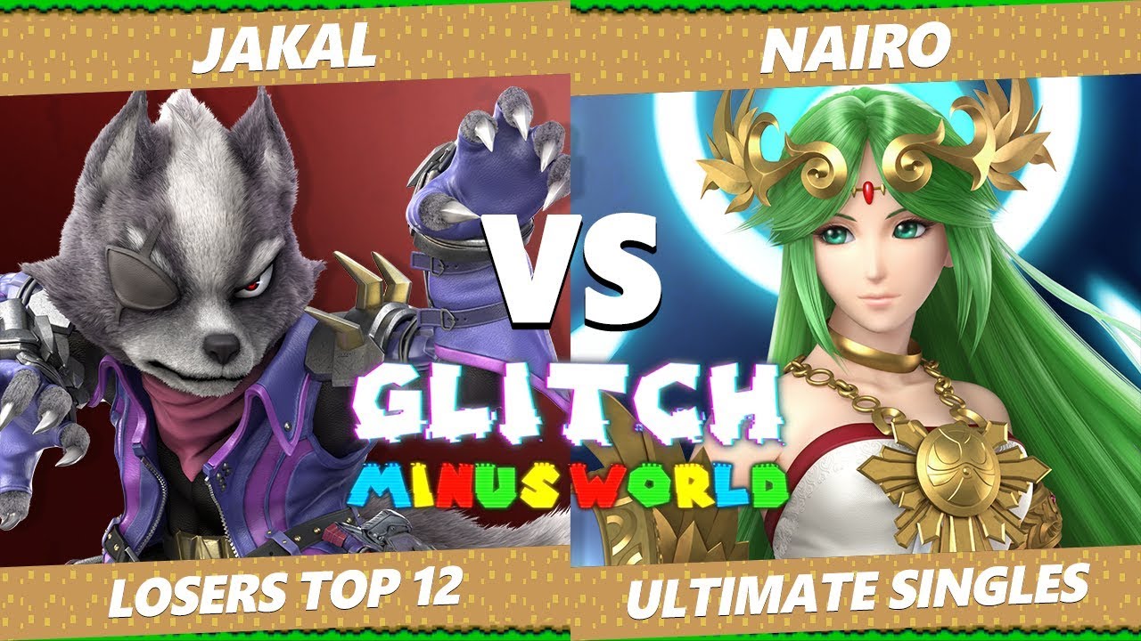 Glitch 7 SSBU -  Jakal (Wolf) VS NRG Nairo (Palutena) Smash Ultimate L. Round of 12