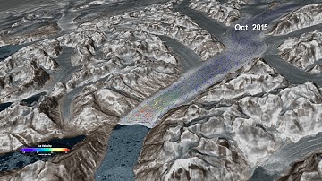 Seasonal Speed Variation on Heimdal Glacier