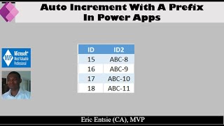 Auto increment with Prefix In Power Apps