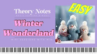 Swing Rhythm Meets Winter Wonderland
#winterwonderland #jazzpiano #sheetmusic
Is it snowing where you are? Really hoping for a white Christmas!
This is a quick lesson on the first 2 verses of this classic holiday song. The notes can be applied to the 2nd verse lyrics. Enjoy and stay warm!
Lyrics
Verse 1
Sleigh bells ring
Are you listening?
In the lane
Snow is glistening
Its a beautiful sight
Were happy tonight
Walking in a winter wonderland
Verse 2
Gone away is the bluebird
And here to stay is a new bird
He sings a love song
As we go along
Walking in a winter wonderland Swing Rhythm Meets Winter Wonderland
