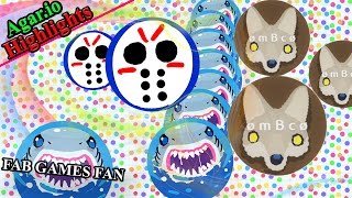 EPIC TRICKSPLITS | CANNON SPLITS | MOMENTS- Agar.io Highlights