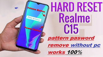 How To Hard Reset Realme C15 Bypass Screen Lock | Pattern | Pin | Password  Realme C15 Hard Reset