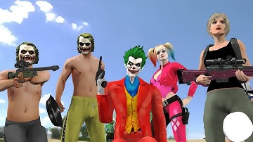JOKER SQUAD FULL VERSION Noob and Girls | PUBG Animation