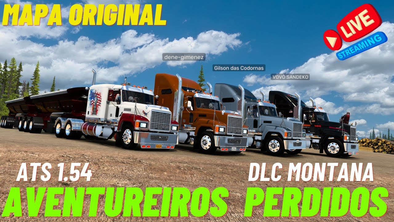 🛑ATS- 1.54-Trexo Oculto DLC MONTANA Saindo Da Pedreira 
