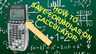 How to Store Formulas in TI 84 or 83 Plus Calculator screenshot 5