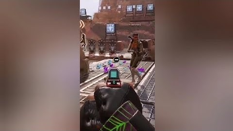 When there is a stranger in your firing range 😳 | Apex Legends