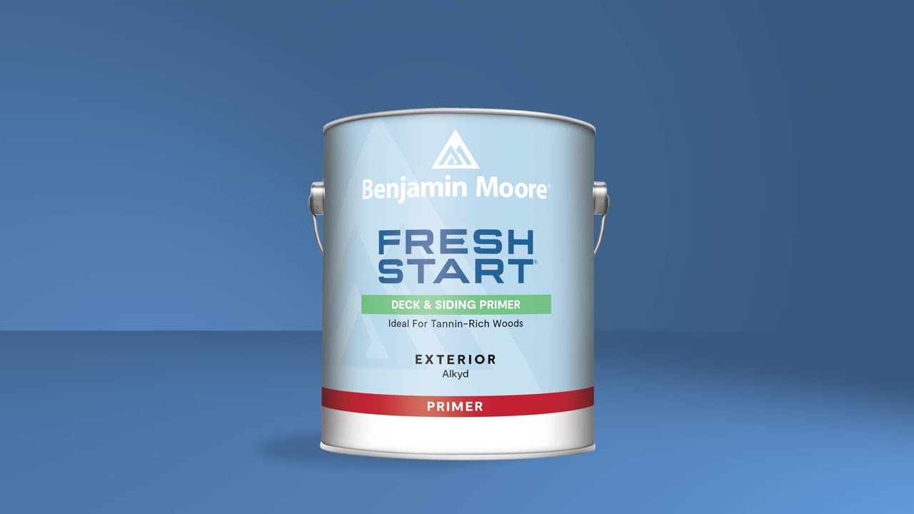 Fresh Start® Deck & Siding Primer by Benjamin Moore YouTube