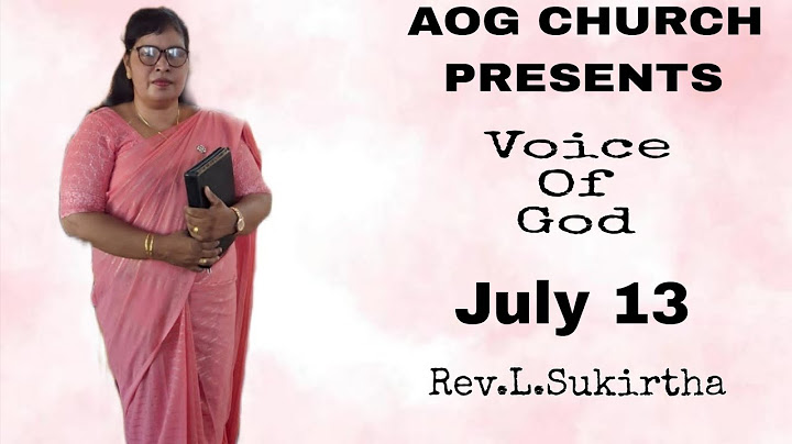 கர்த்தர் உன்னை உயிர்ப்பிப்பார்.|Voice of God|Rev.L.Sukirtha|Aog Church Araly|Jaffna Sri Lanka|