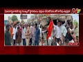 హనుమకొండలో విగ్రహ విధ్వంసం.. పోలీసులకు, భక్తుల మధ్య తోపులాట | Hanuman Statue Vandalised | NTV