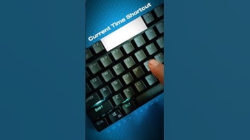 Current Time Shortcut Trick #word #tricks #asmr #computer #shorts