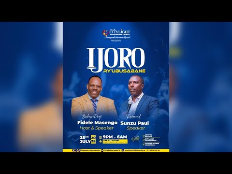 FOURSQUARE TV II IJORO RY UBUSABANE WITH PROF BISHOP FIDELE MASENGO REV SUNZU 25 07 2025