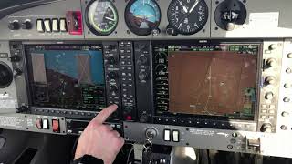 Practicing instrument holding procedures with simulated Air Data Computer failure.