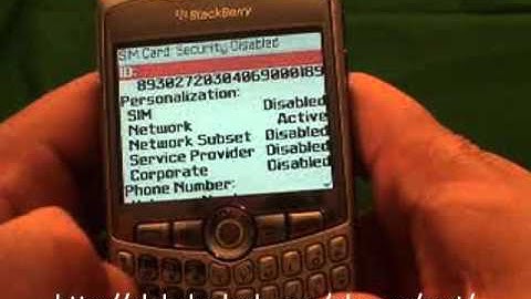 How To Unlock Comcel Columbia Blackberry 8310 Curve By Code