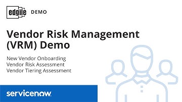 Vendor Risk Management (VRM) Demo