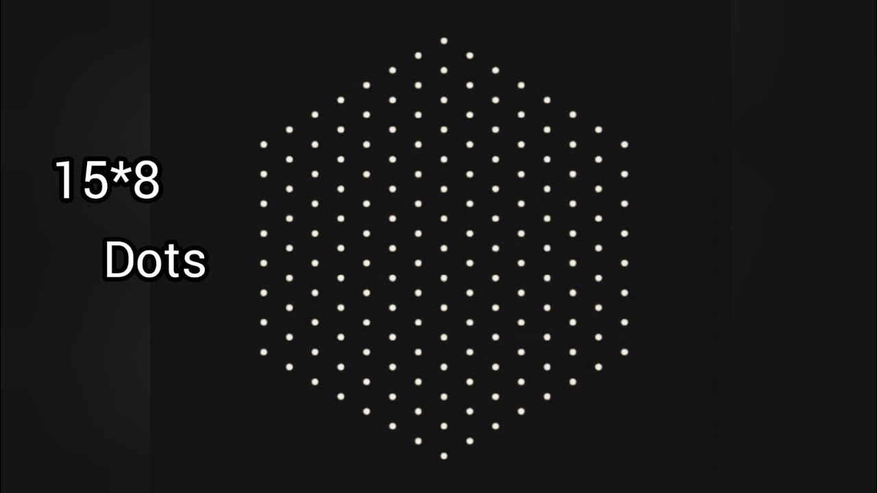 15*8 dots easy festival newyear celebration 🪷Sankranti chukkla 🪷Ugadi mugglu 🪷tipkayanchi rangoli💐