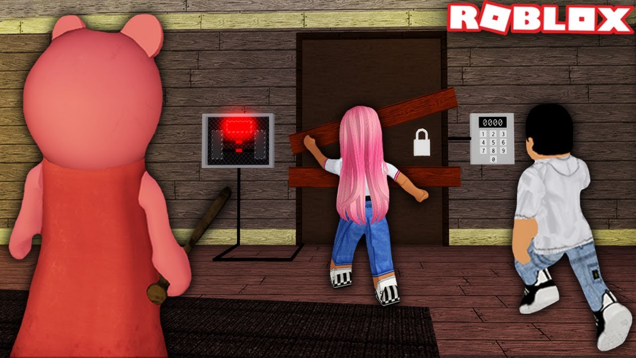 Peppa Pig Wouldn T Let Us Escape Roblox Piggy Youtube