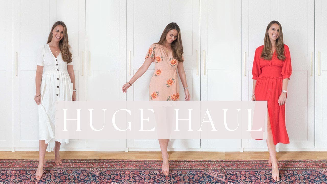 HUGE ZARA, TOPSHOP AND & OTHER STORIES HAUL + TRY ON | SUMMER 2018 | Laura Melhuish-Sprague