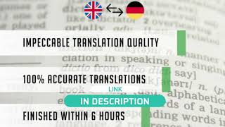 I will expertly translate english to german or german to english screenshot 3