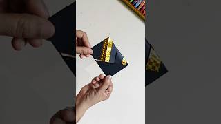 mini money envelope with shiny tape #reels #viral #shorts #envelope #envelopemaking #moneyenvelopes