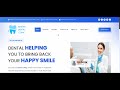 Responsive Dental Clinic Landing Page | HTML, CSS, JS Showcase