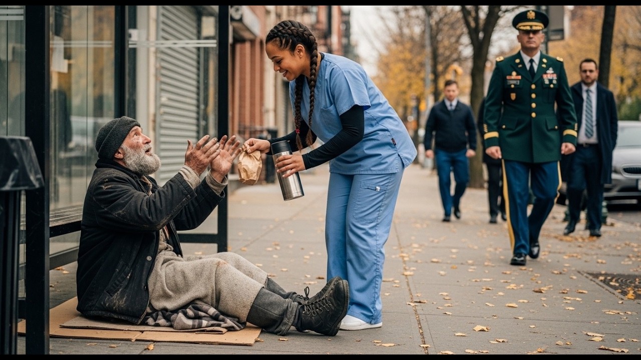 CRNA DJEVOJČICA je donosila doručak STARCU — a onda su VOJNI OFICIRI došli k njoj