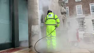 Exterior Building Clean at Nottingham County Hall - DOFF System- 0844 8002428