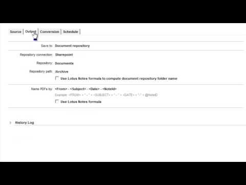 SWING PDF Converter: Exporting IBM Notes to Microsoft SharePoint