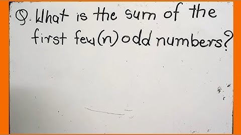 Sum of First N Odd Numbers | Amazing Math Pattern | Easy Math Trick for Kids