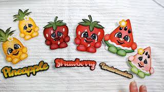 CREATING w/CUDDLY CUTE DESIGNS ASSEMBLED SVG FILE & Summer Fruit Cuties Project Share