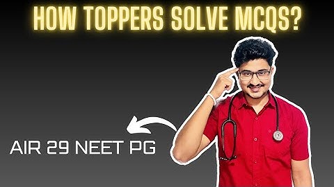 How to Skillfully solve MCQs of NEET PG and INICET| #neetpg #inicet #fmge #neetpreparation