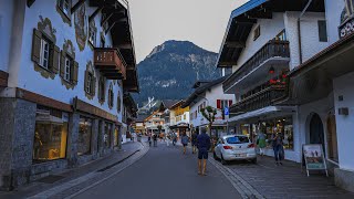 Oberstdorf - tour of the market in the evening 4k