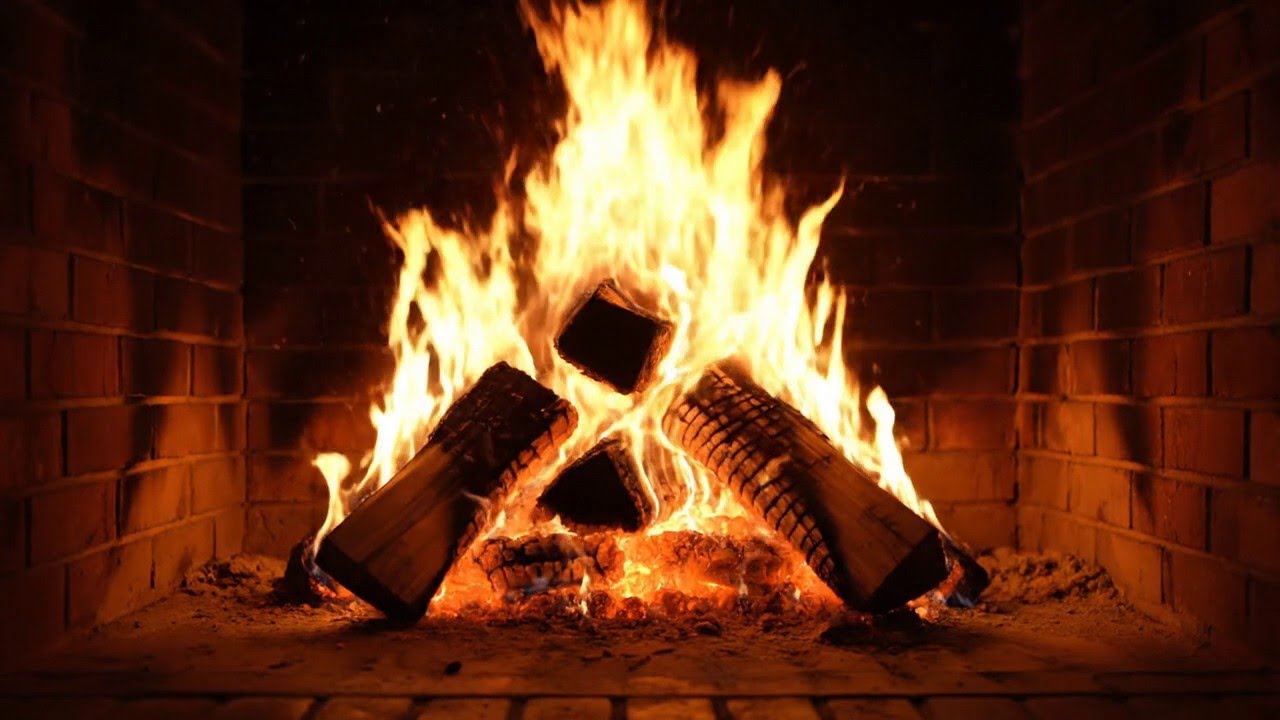 Winter Fireplace Piano – Warm Ambient Piano Music with Fire Sounds