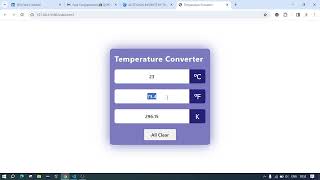 LEVEL 1- TASK 3: Temperature converter website in web development for beginners || HTML || CSS || JS