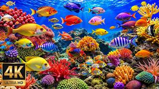 Beautiful Aquarium 4K ULTRA HD 🐟 Explore Tropical Fish & Colorful Coral Reefs | Relaxing Piano screenshot 5