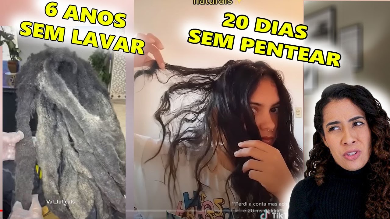CORTOU APÓS 6 ANOS SEM LAVAR