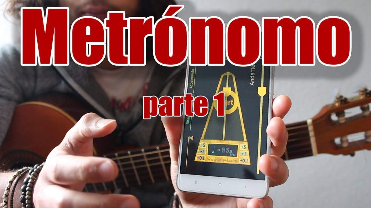 Metrónomo parte 1: Como usar el metrónomo, y como tocar notas negras -  YouTube