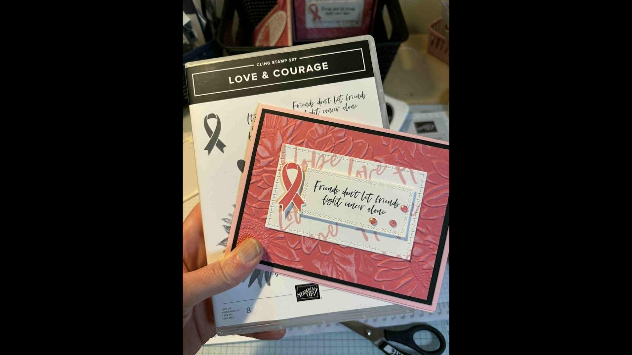 Учебное пособие по открытке «Любовь и мужество» | Месяц осведомлённости о раке груди