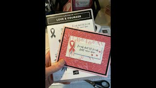 Love & Courage Card Tutorial | Breast Cancer Awareness Month