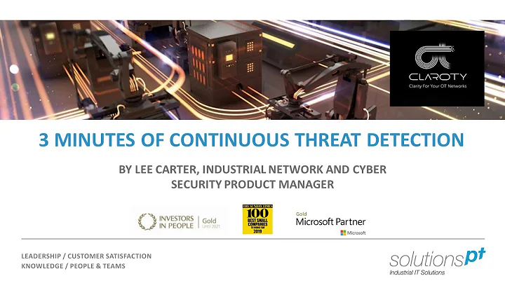 3 minutes of Claroty   Detection