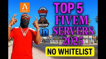 NEW! Top 5 FREE FiveM RP Servers for Beginners in 2025 (NO WL, Easy to Join)
