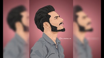 Photoshop: Cartoon Effect / Vector Art / Vexel Art - Shubham Gupta (FULL TIMELAPSE)