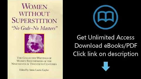 Download Women Without Superstition : No Gods - No Masters [P.D.F]