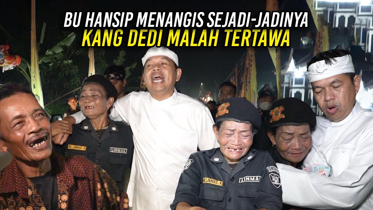 BU HANSIP CURHAT SUAMINYA PATAH KAKINYA | MENANGIS SEJADI - JADINYA | KANG DEDI MALAH KETAWA