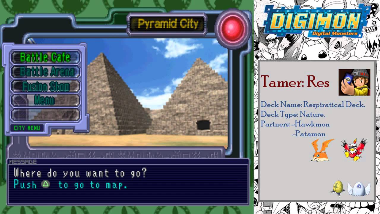 Digimon Digital Card Battle - Walkthrough Part 7: Pyramid City! - YouTube