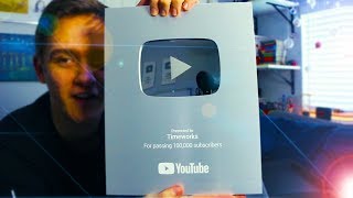 Unboxing the SILVER PLAY BUTTON! (a dream come true)