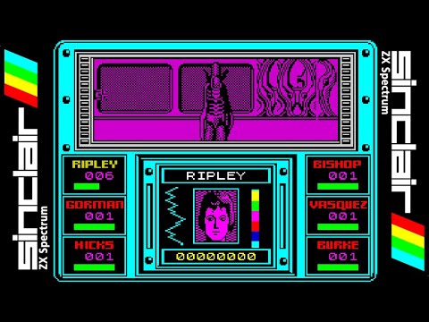 ゲーム ALIENS (UK VERSION) (1986) Walkthrough, ZX Spectrum - YouTube