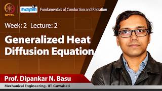 Lec 4: Generalized heat diffusion equation.
