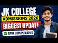 JK College Admission Big Update For All Merit List Released Check Complete Details Must Watch