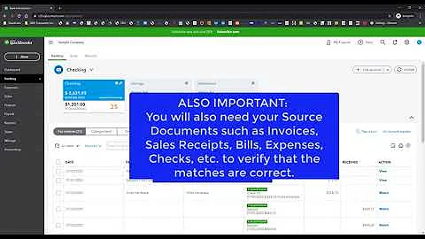 QuickBooks Online (QBO) - Working with Bank Feeds: Match Transactions