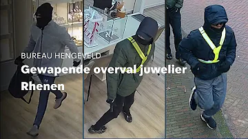 Gewapende overval juwelier - Rhenen